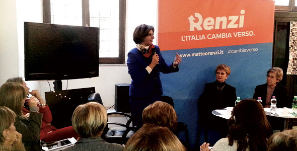 Le donne democratiche sostengono Matteo Renzi