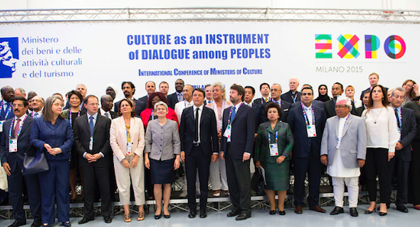 #Renzi alla Conferenza internazionale dei Ministri della #Cultura
